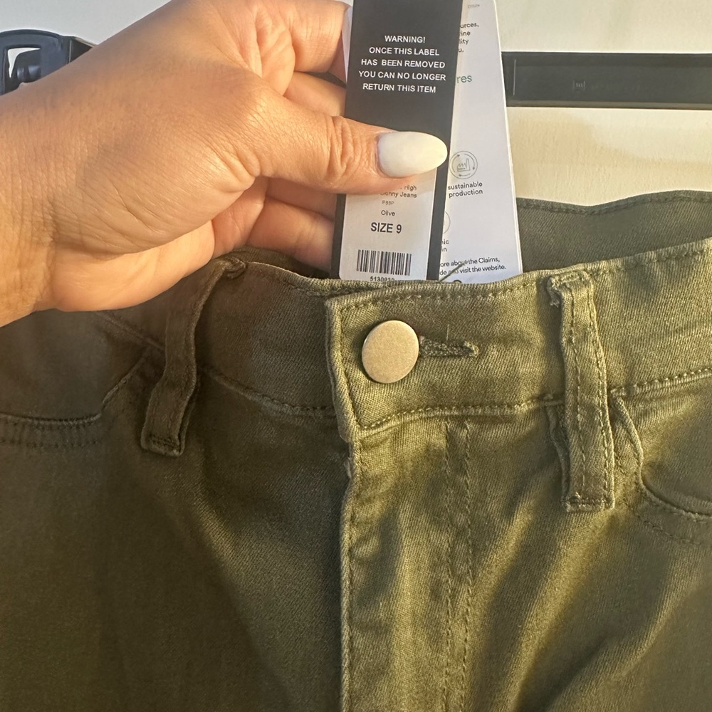 Olive Green Women's Jeans